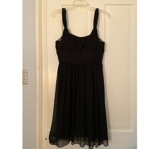 Banana Republic black chiffon dress size 4